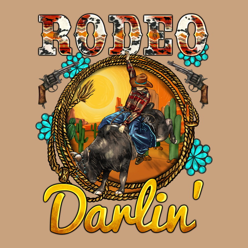 Western Rodeo Darlin' Sunset Sunflowers Weapon Vintage Tee by BarkalooDesign | Teevron