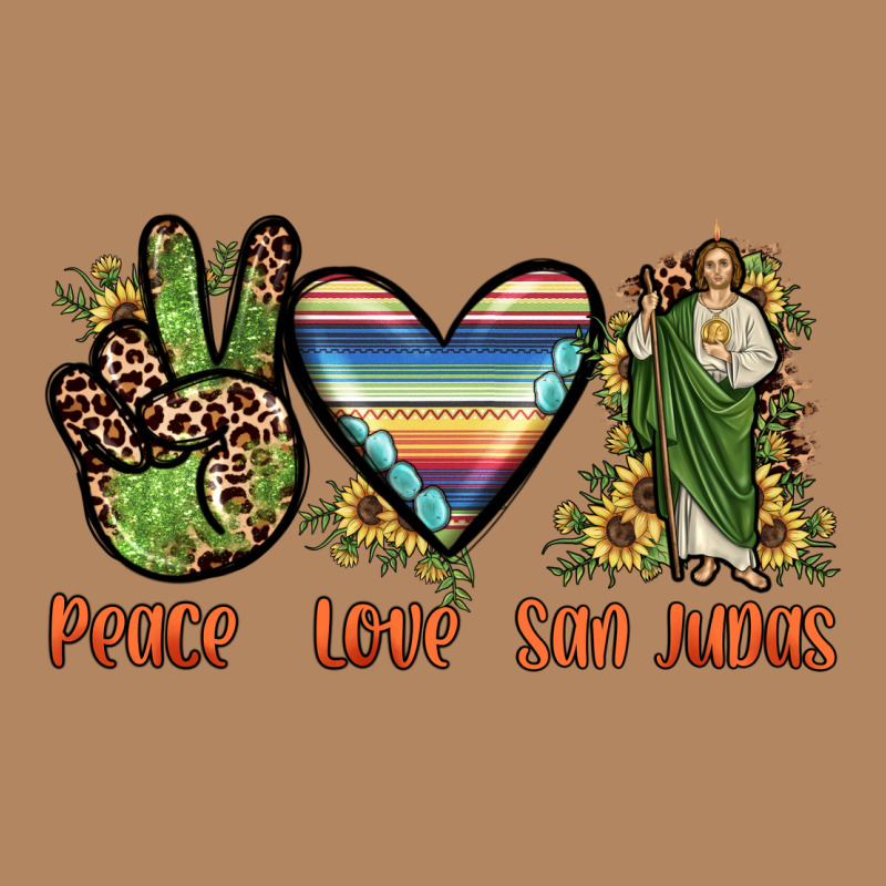 Peace Love San Judas Long Sleeve Tee by JahusDesignShop | Teevron