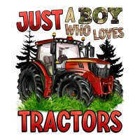 just a boy who loves tractors red tractor | Teevron
