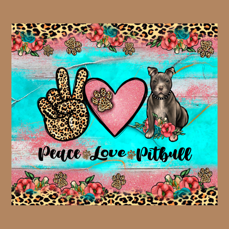 Peace Love Pitbull Long Sleeve Tee by JahusDesignShop | Teevron