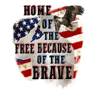 Home Of The Free Because Of The Brave 4th Of July Urban Heavy Tee | Teevron