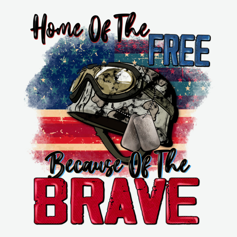 Home Of The Free Because Of The Brave 4th Of July Urban Heavy Tee by CowGirlArtShop | Teevron