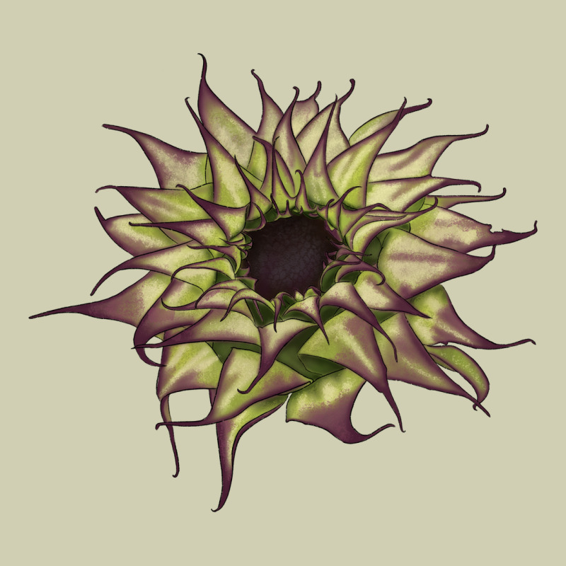 Sun   Fill Purple Sunflower Heavy Core Tee by LillyAllenDesigns | Teevron