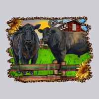 Black Angus Cattle And Bull In Barnyard Heavyweight Sweatshirt | Teevron