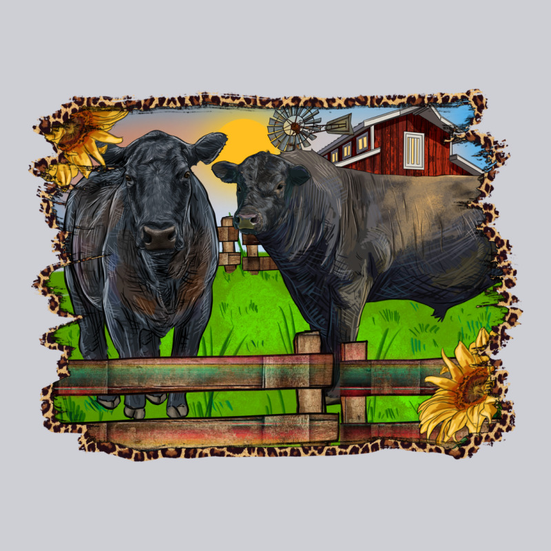Black Angus Cattle And Bull In Barnyard Heavyweight Sweatshirt by RanaPortraitStore | Teevron