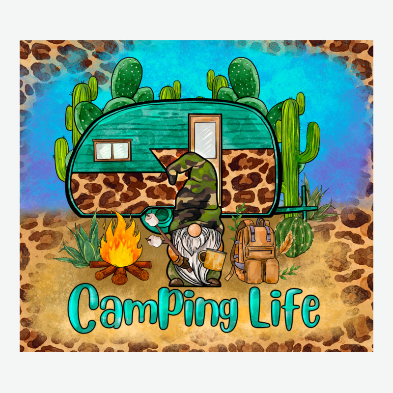 Camping Life Tumbler Urban Heavy Tee by BarkalooDesign | Teevron