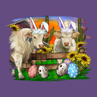 Easter Farm Cows Bunny Ears And Eggs Vintage Hoodie | Teevron