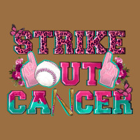 Strike Out Cancer Baseball Vintage Tee | Teevron