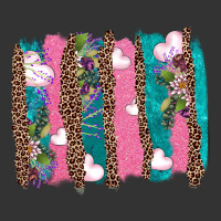 v.d turquoise leopard and flowers  brushstrokes | Teevron