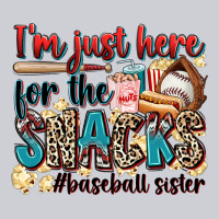 I'm Just Here For The Snacks #baseball Sister Heavyweight Sweatshirt | Teevron
