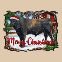 Merry Christmas Black Angus Bull And Farm Heavyweight Sweatshirt | Teevron