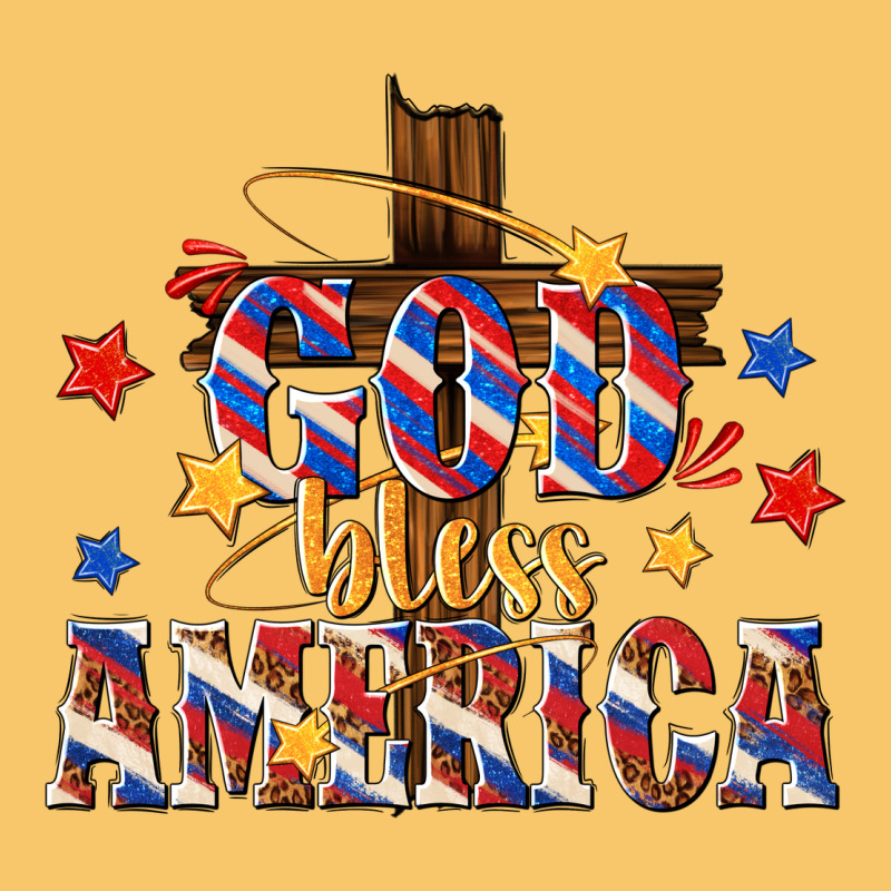 God Bless America Vintage Hoodie by texasbilliewilder | Teevron