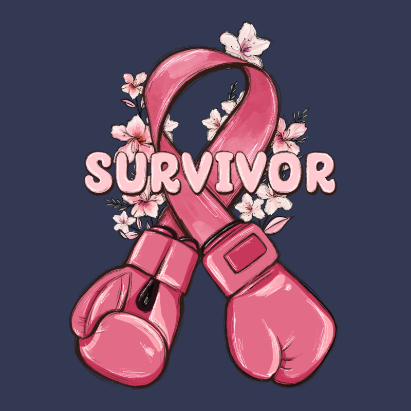 Survivor Breast Cancer With Boxing Gloves Heavyweight Hoodie by MaliasSmallBusiness | Teevron