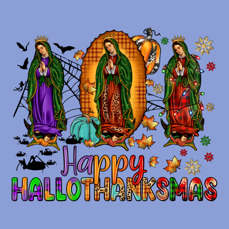 Our Lady Of Guadalupe Happy Hallothanksmas Long Sleeve Tee by JahusDesignShop | Teevron