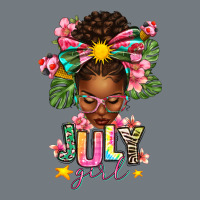 July Girl Afro Woman Summer Heavyweight Sweatshirt | Teevron
