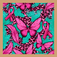 Pink Butterfly With Ribbon Cancer Vintage Tee | Teevron