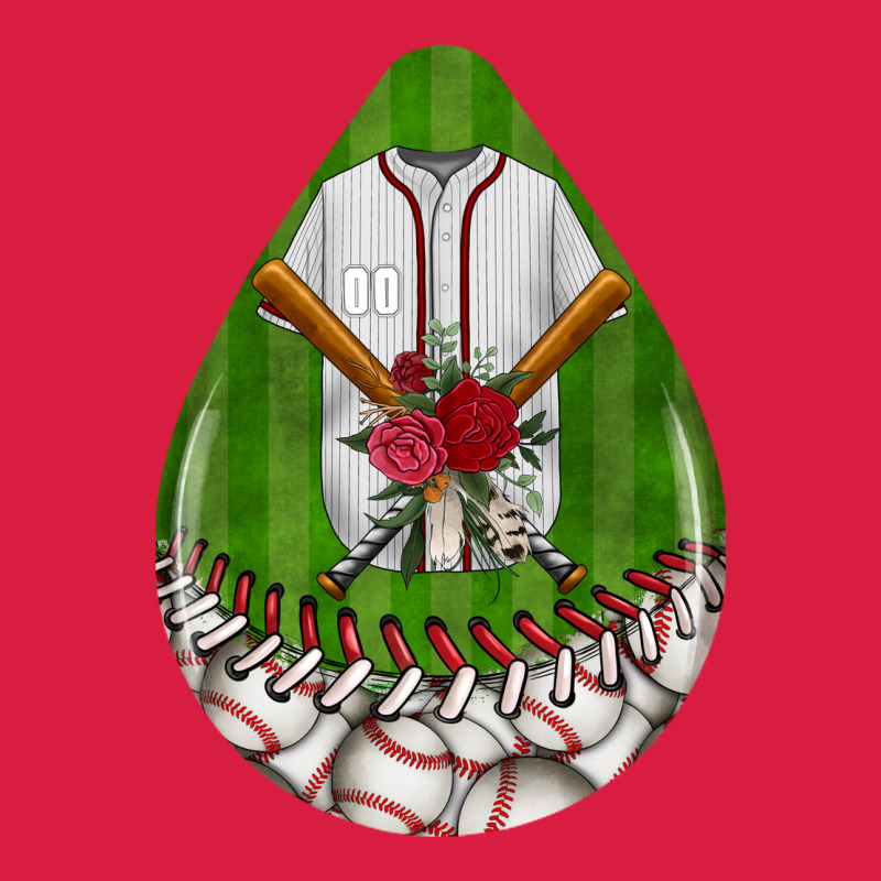 Baseball And Western Roses Teardrop  2 Premium Hoodie by BundleAndBundleShop | Teevron