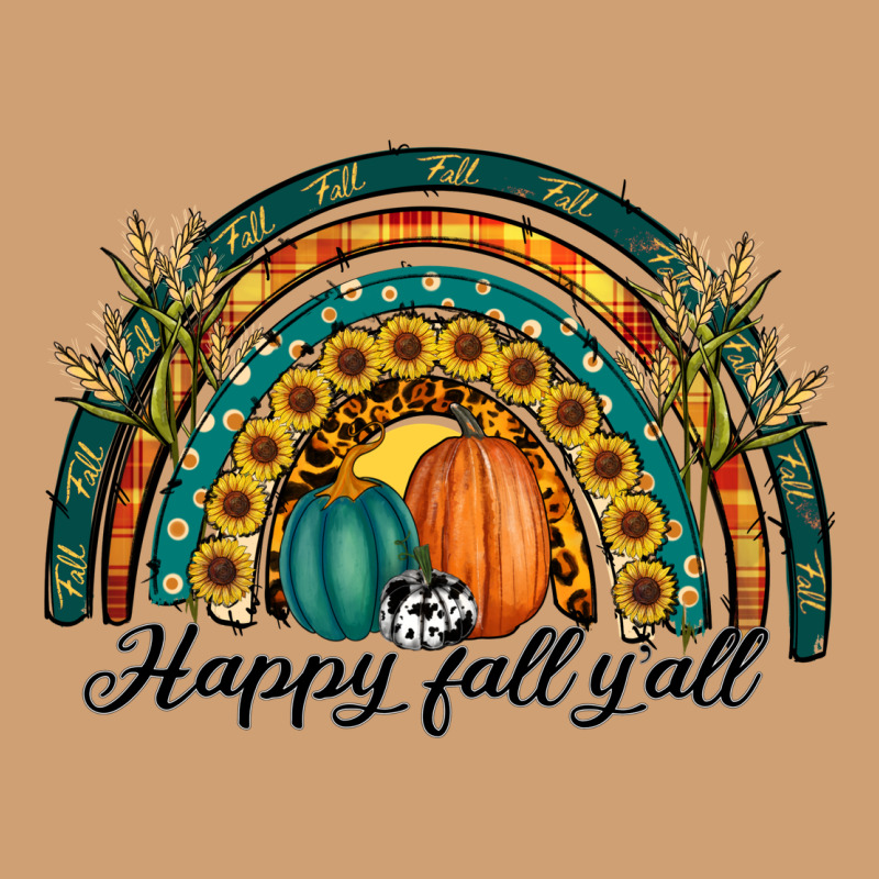 Happy Fall Y'all Rainbow Vintage Tee by RanaPortraitStore | Teevron