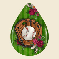 Baseball And Western Roses Teardrop  4 Premium Hoodie | Teevron