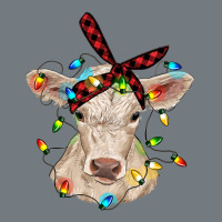 Charolais Calf With Christmas Lights Baby Cow Heavyweight Sweatshirt | Teevron