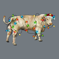 Charolais Bull With Christmas Lights Heavyweight Sweatshirt | Teevron