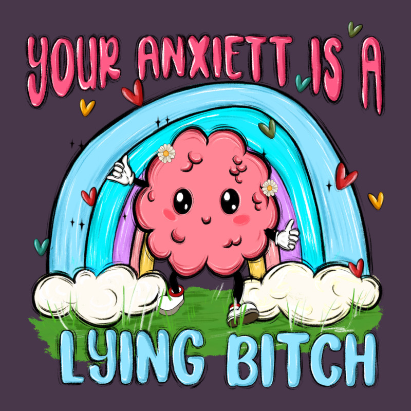 Your Anxıett Is A Lying Bitch Malia Heavyweight Hoodie by MaliasSmallBusiness | Teevron