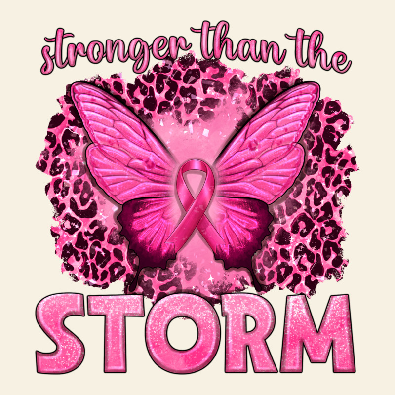 Stronger Than The Storm Breast Cancer Vintage Tee by texasbilliewilder | Teevron