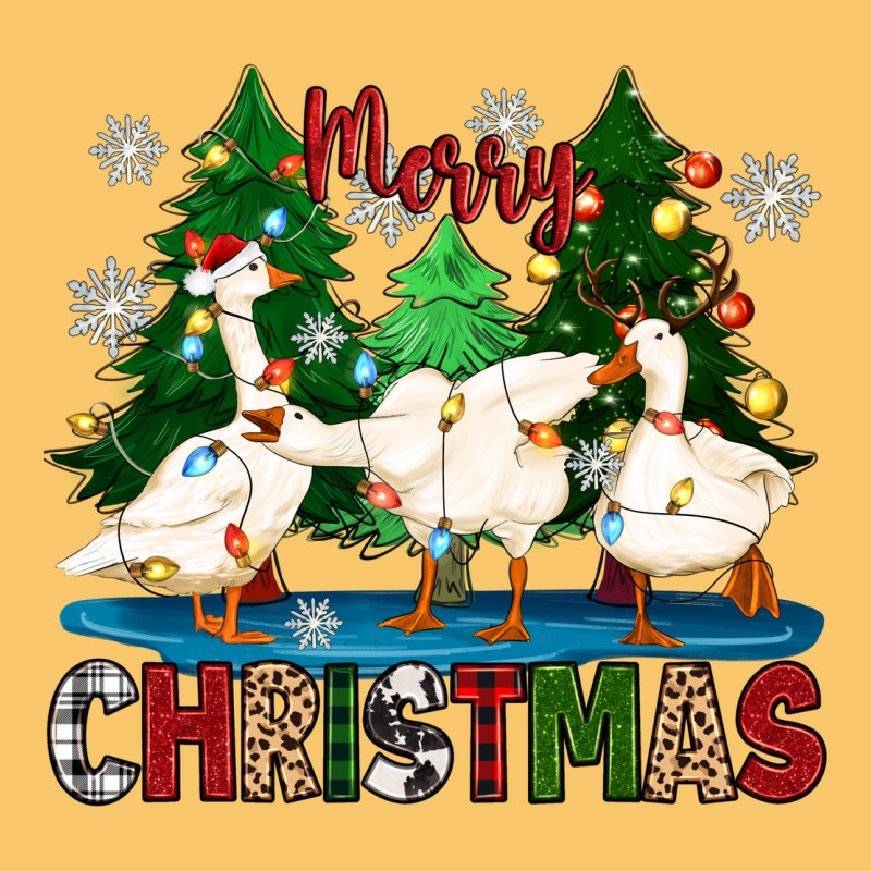 Merry Christmas Duck Vintage Hoodie by Zillion Design Studio | Teevron