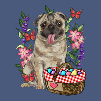 Easter Pug Vintage Hoodie | Teevron