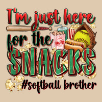 I'm Just Here For The Snacks #softball Brother Heavyweight Sweatshirt | Teevron