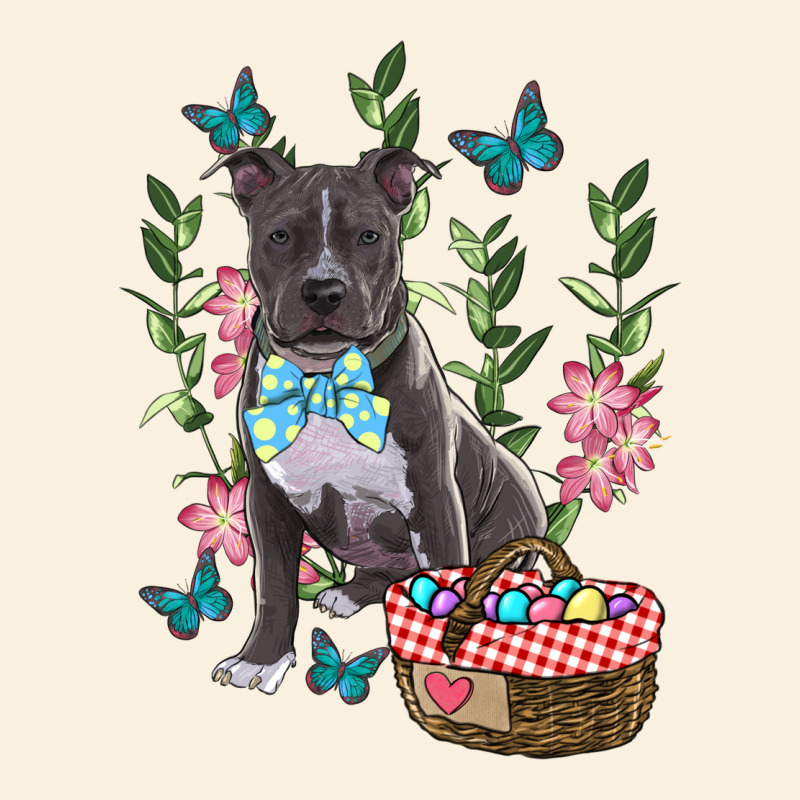 Easter Pitbull Vintage Hoodie by RanaPortraitStore | Teevron