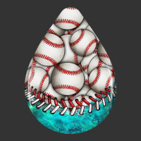 baseball and western roses teardrop  8 | Teevron