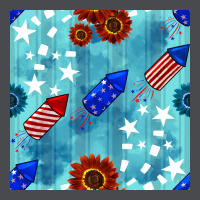 Patriotic Fireworks And Sunflower Zipper Hoodie | Teevron