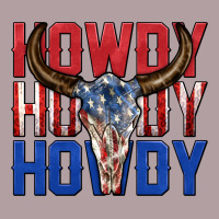 Howdy Howdy Howdy 4th Of July Bull Skull Billie Wi Vintage Hoodie | Teevron