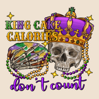 King Cake Calories Don't Count Skull Urban Heavy Tee | Teevron