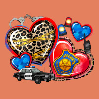 Western Leopard  Police   Hearts Classic Tee | Teevron