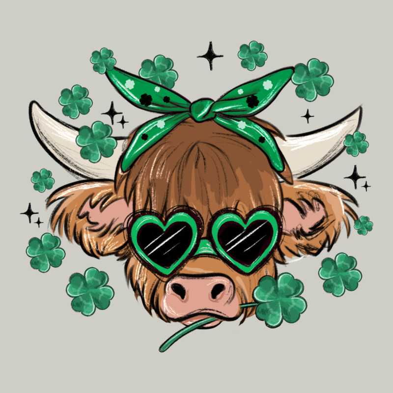 St Patrick's Day Cow Heavyweight Hoodie by MaliasSmallBusiness | Teevron