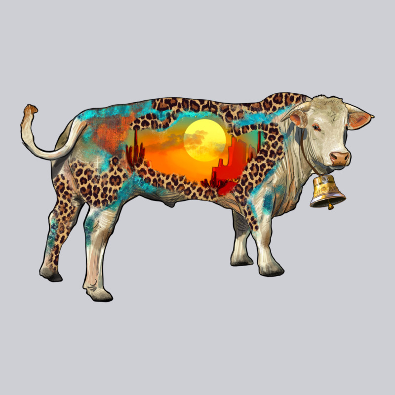 Charolais Bull With Desert And Leopard Heavyweight Sweatshirt by RanaPortraitStore | Teevron