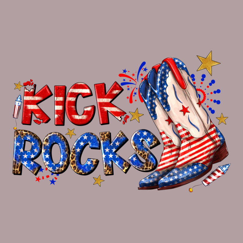 Kick Rocks Cowboy Boots Fourth Of July Vintage Hoodie by texasbilliewilder | Teevron