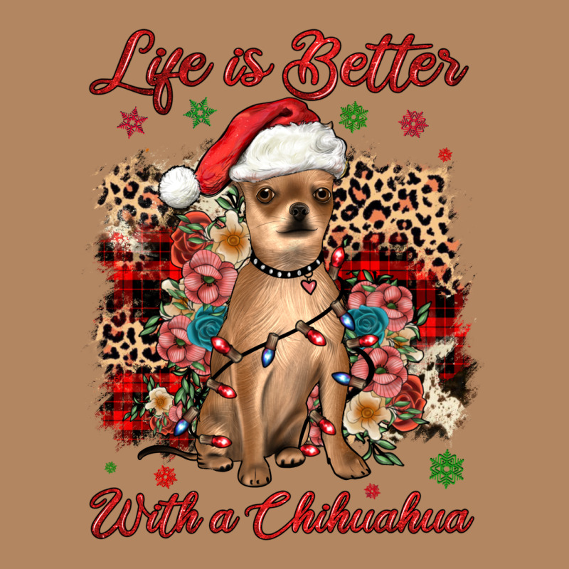 Christmas Life Is Better With A Chihuahua Long Sleeve Tee by JahusDesignShop | Teevron