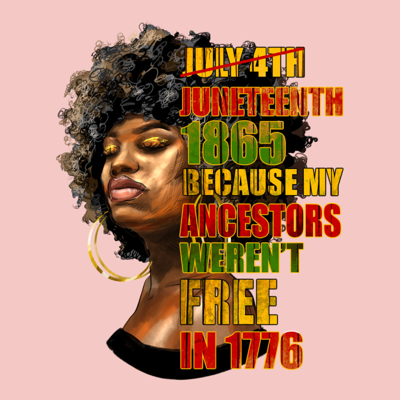 Juneteenth 1885 Because My Ancestors Weren't Free In 1776 Black Woman Urban Heavy Tee by HRA Design Shop | Teevron