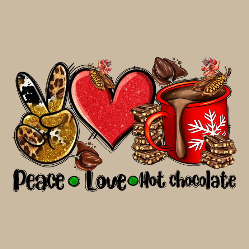 Peace Love  Hot Chocolate Long Sleeve Tee by AdoDesignShop | Teevron