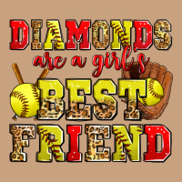 Diamonds Are A Girl's Best Friend Softball Vintage Tee | Teevron