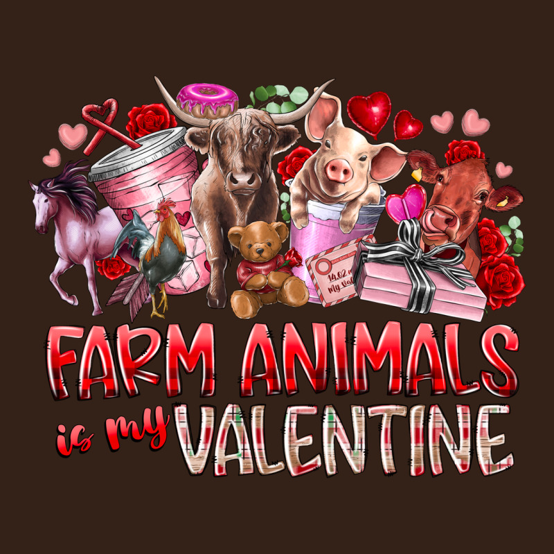 Farm Animals Is My Valentine Heavy Core Tee by RacoonDesign | Teevron