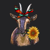 Sunflower Aztec Ribbon Goat Vintage Tee | Teevron