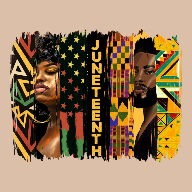 Juneteenth Brush Stroke Urban Heavy Tee by HRA Design Shop | Teevron