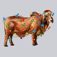 Brahman Bull With Christmas Lights Heavyweight Sweatshirt | Teevron