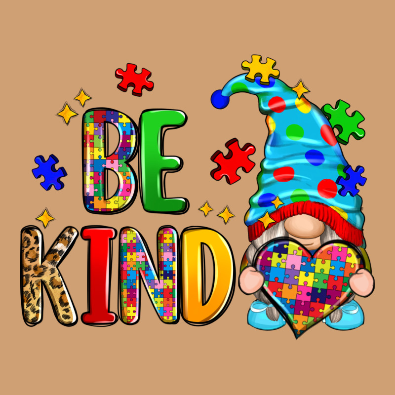 Be Kind Autism Gnome Vintage Tee by Zillion Design Studio | Teevron