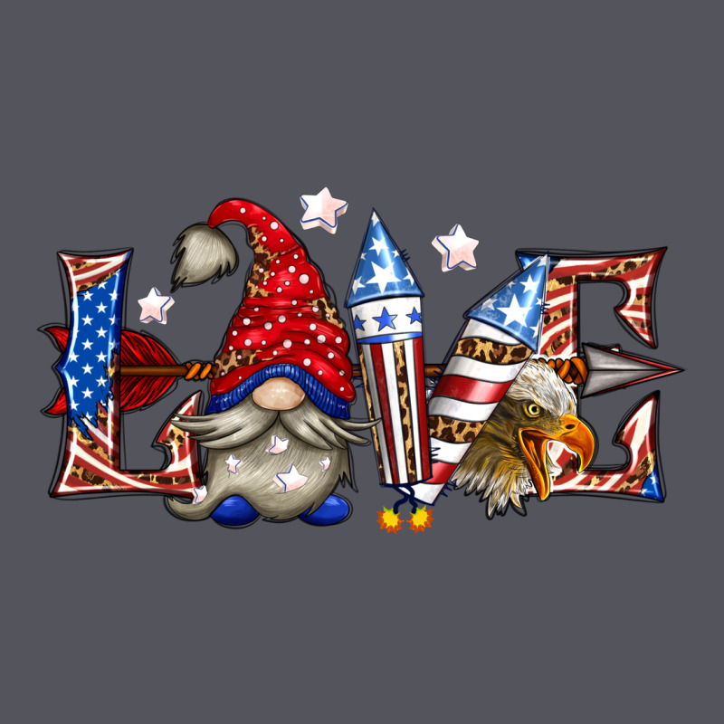 Love 4th July With Gnome Billie Wilder Vintage Hoodie by texasbilliewilder | Teevron