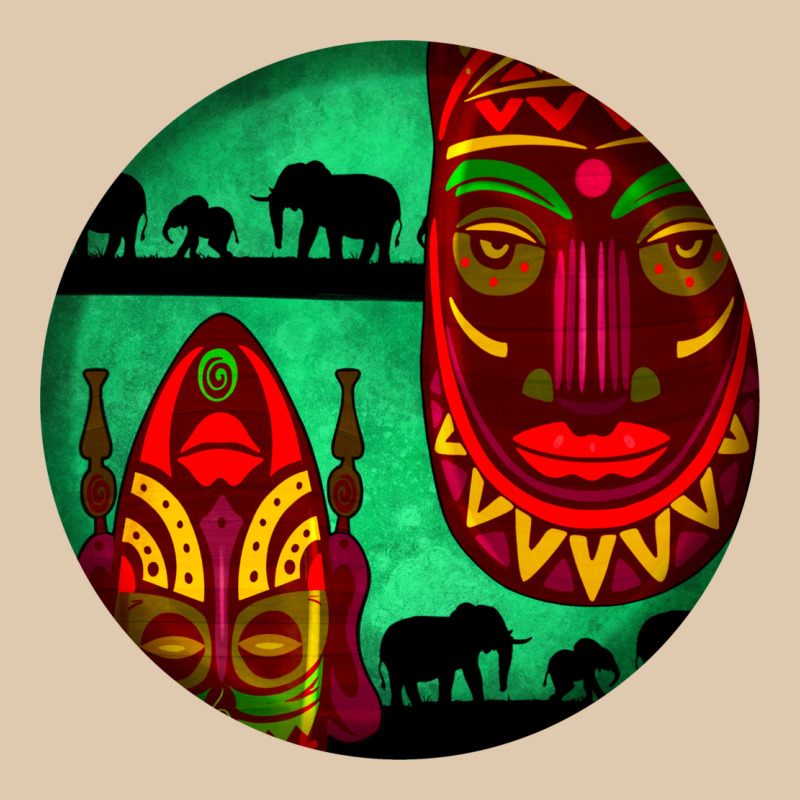 African Masks Round Earrings 3 Classic Tee by BundleAndBundleShop | Teevron